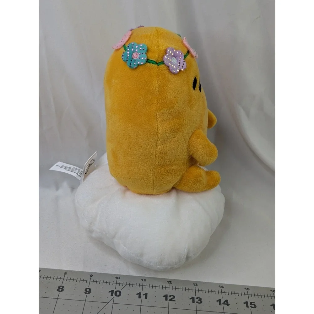 Sanrio Gudetama The Lazy Egg Plush Flower Easter 9 Inch‎ Stuffed Animal Toy